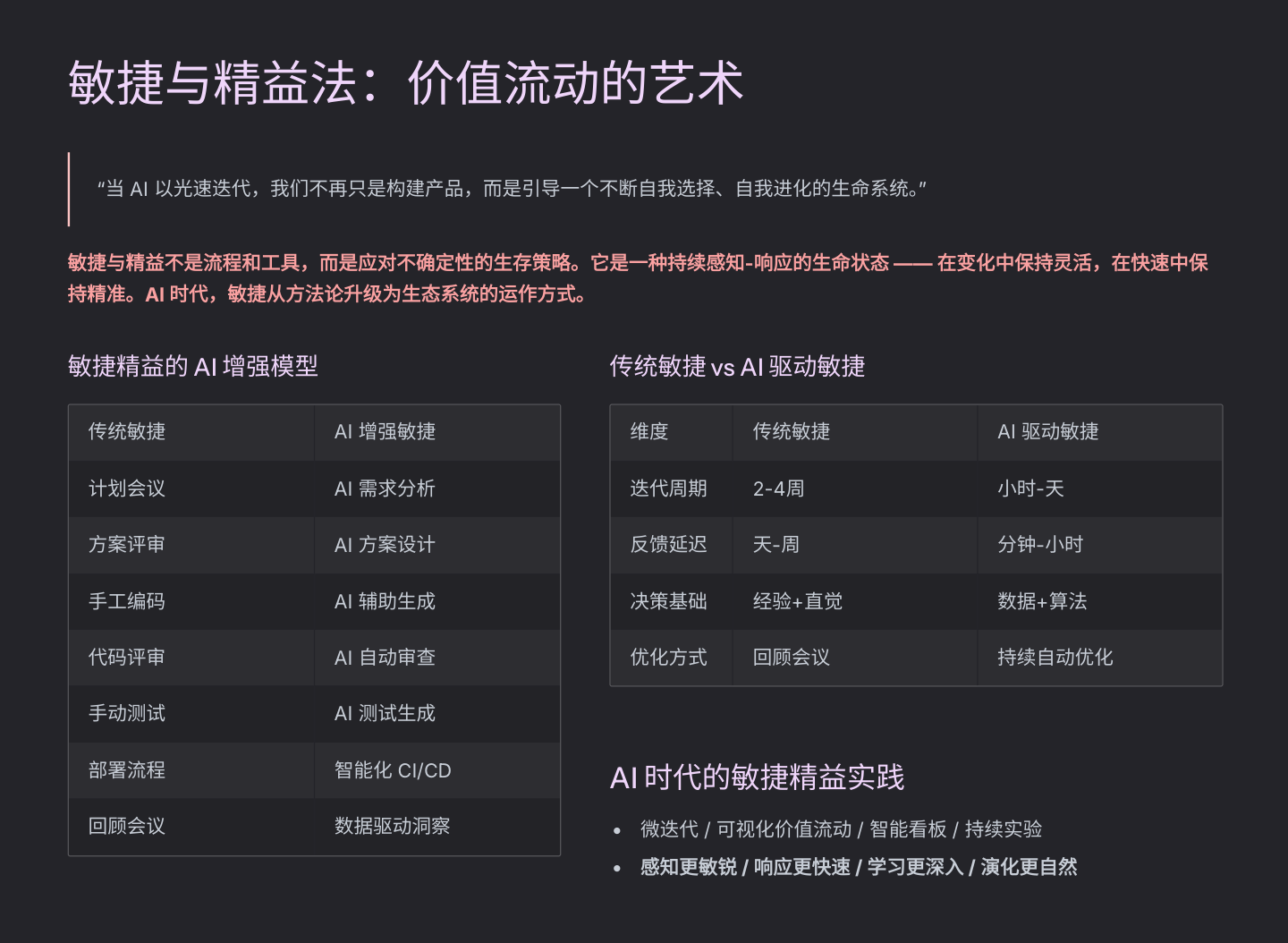 敏捷与精益法：价值流动的艺术
