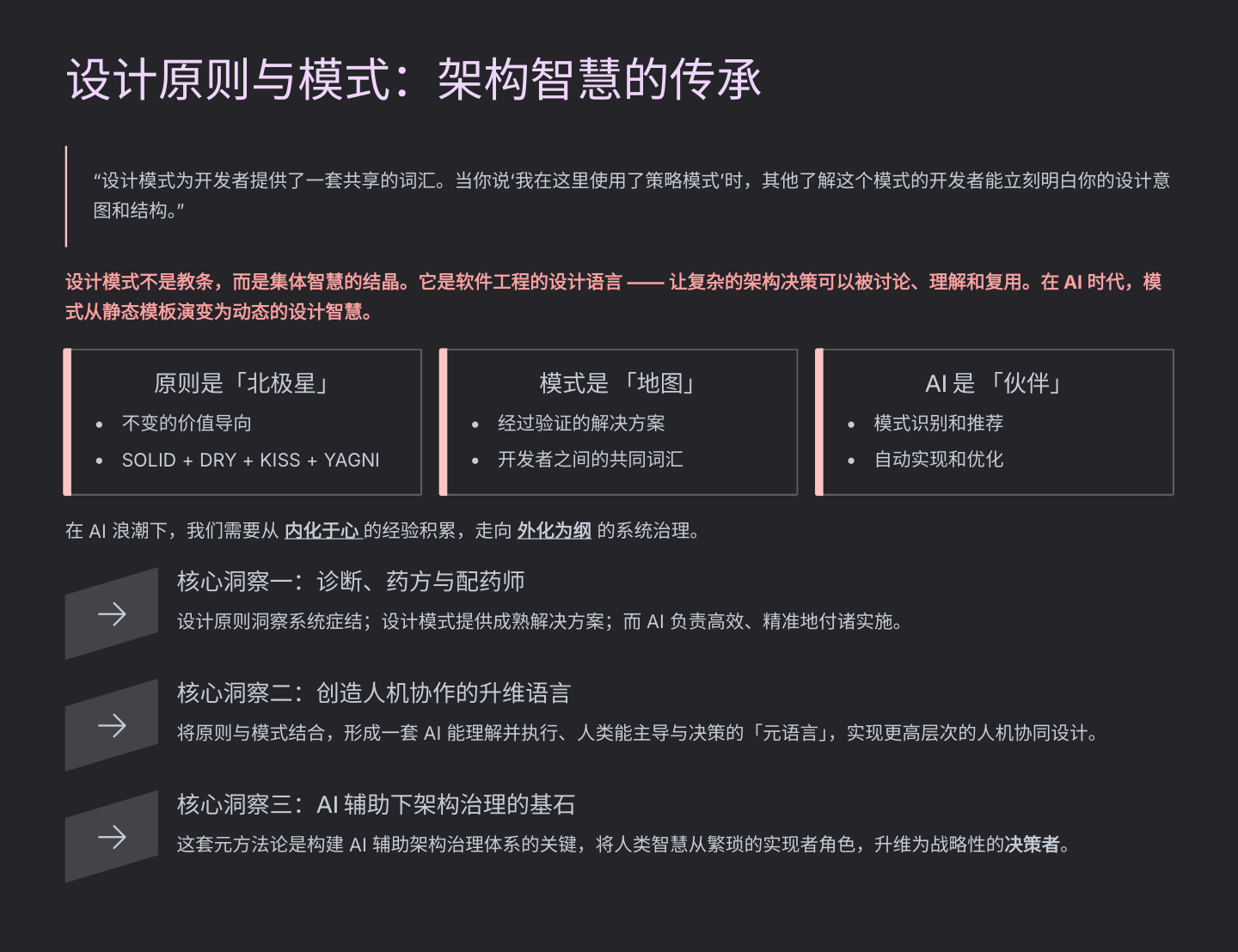 设计原则与模式：架构智慧的传承